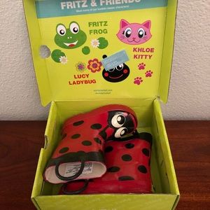 Ladybug rain boots